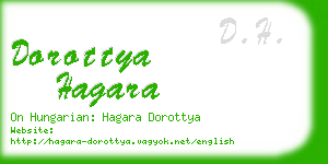 dorottya hagara business card